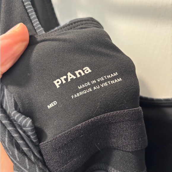 PrAna Lata Beach Maxi Dress Shadow Linea Cutout Back Built in Sports Bra Size M - Picture 6 of 8